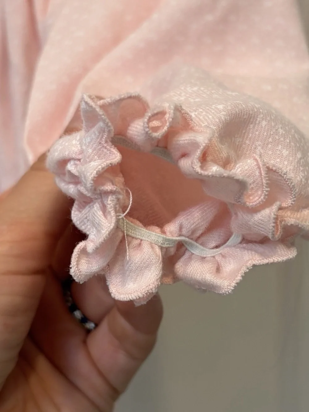 Sophie Dess Collections Paris Girls 12M Pink Smocked Peter Pan Collar Dress